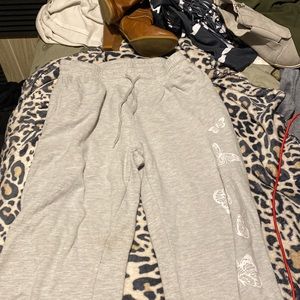 Grey sweatpants